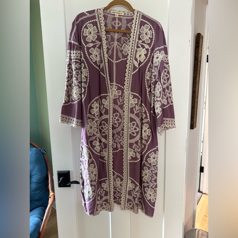 Indigo Tread duster/kimono style